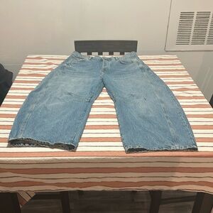 Free People Barrel Jeans